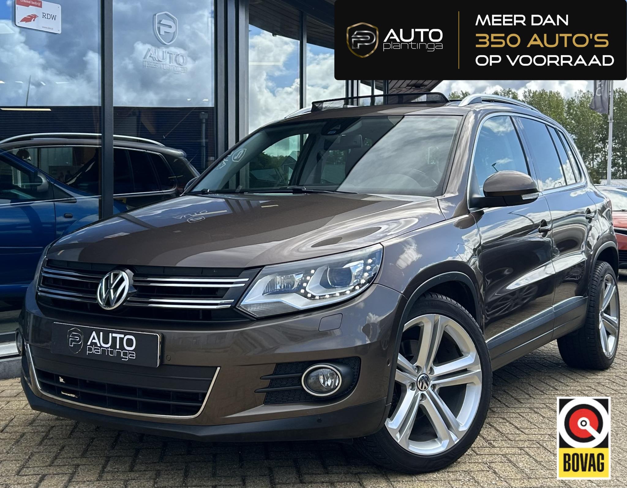 Volkswagen Tiguan 2.0 TSI Sport&Style 4Motion 179PK | AUTOMA, Auto's, Automaat, Euro 5, Gebruikt, Zwart