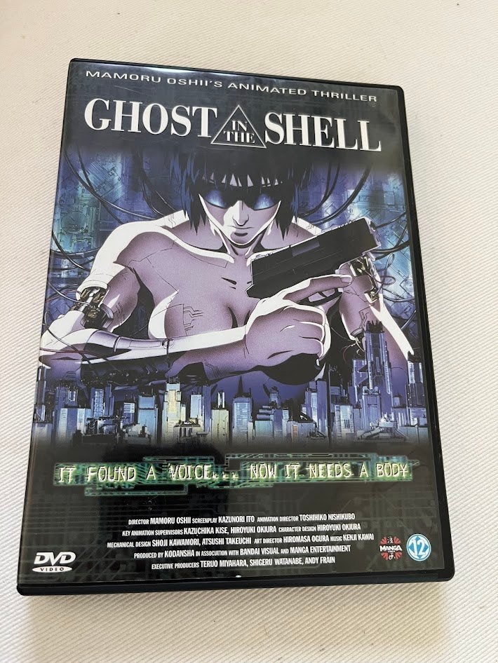 Ghost in the Shell dvd (1995 cyberpunk klassieker - NL subs), Vanaf 16 jaar, Ophalen of Verzenden, Zo goed als nieuw, Anime (Japans)