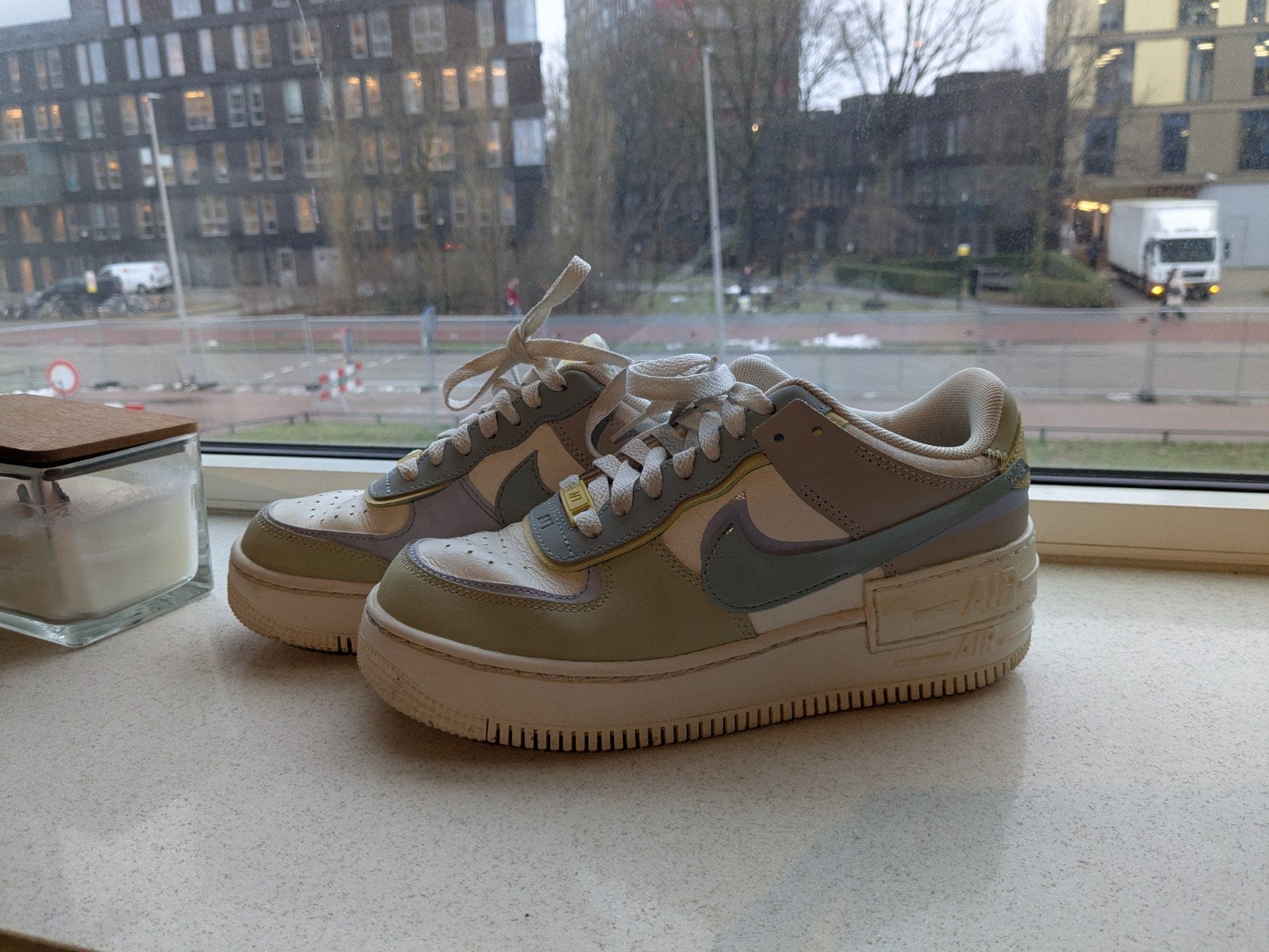 Nike air force shadow ocean sail, Kleding | Dames, Schoenen, Ophalen of Verzenden, Zo goed als nieuw, Wit, Sneakers of Gympen