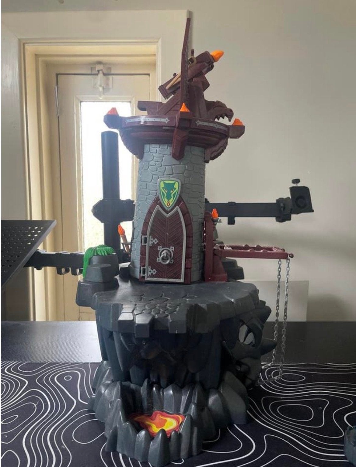 Playmobil Drakenburcht met ridders en accessoires, Ophalen of Verzenden, Gebruikt