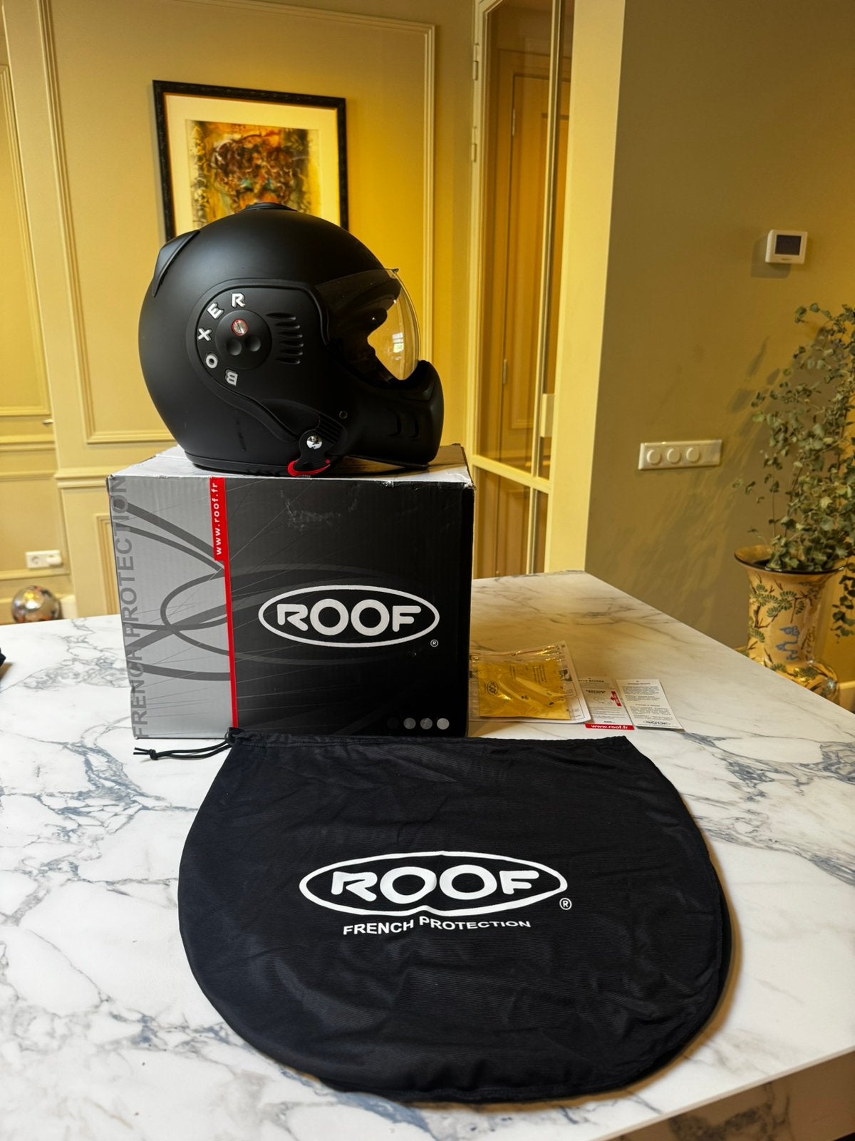 Roof Boxer Helm V8 Alpha Matt Black, Ophalen, Tweedehands, Systeemhelm, Overige merken