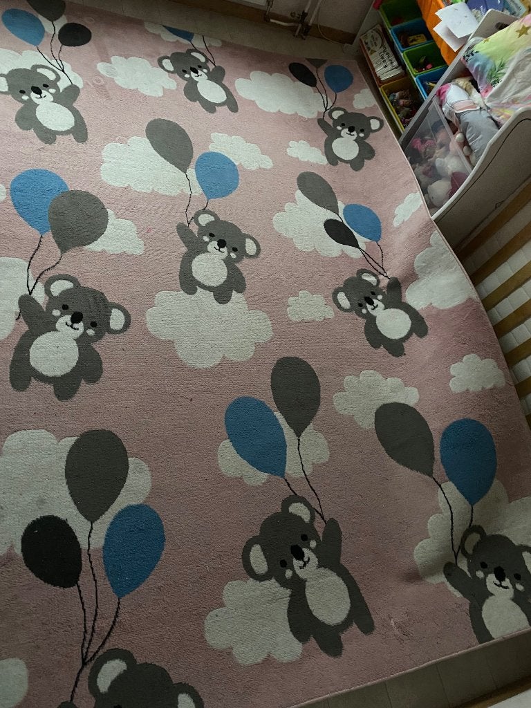 Children's room rug, rectangle 300 x 200, Huis en Inrichting, Ophalen, Gebruikt, 150 tot 200 cm, Roze