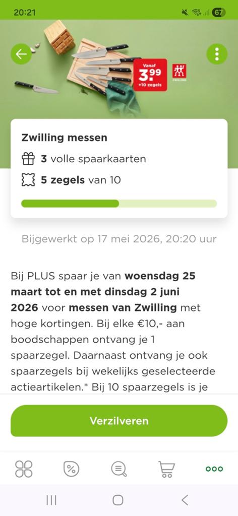 Plus messenzegels digitaal, Verzamelen, Supermarktacties, Plus, Ophalen of Verzenden