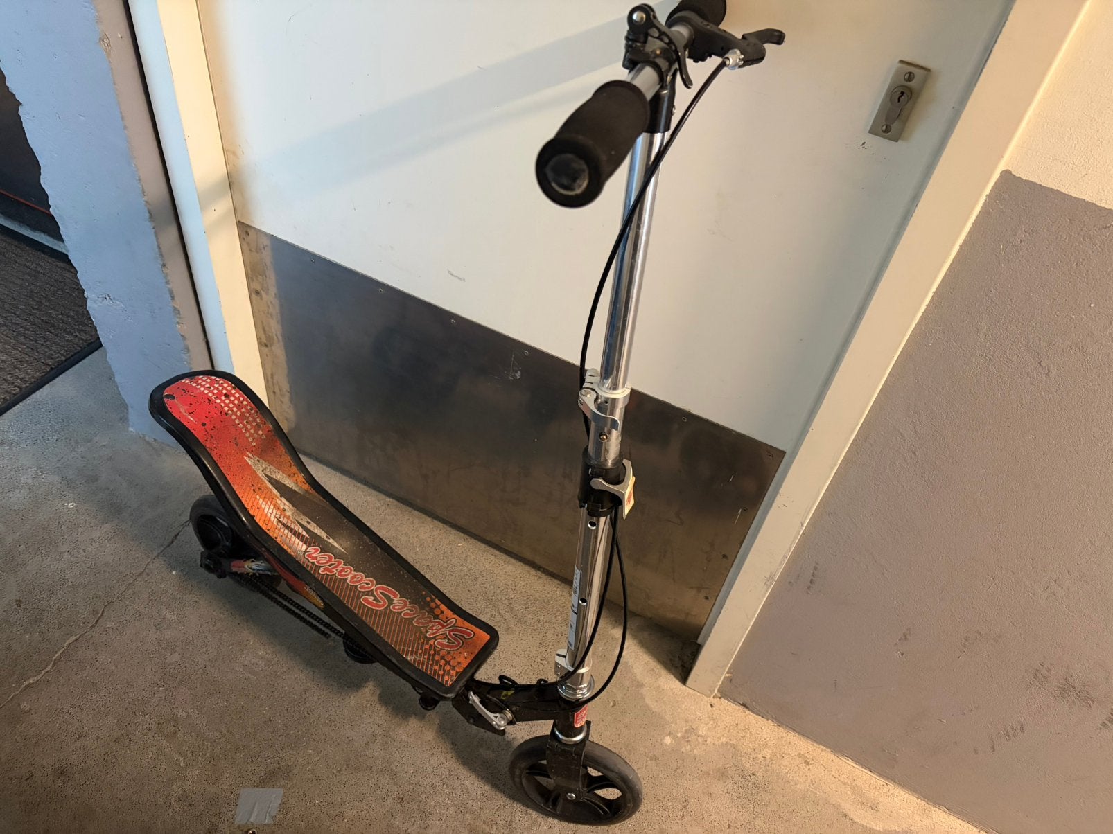 Spacescooter, Ophalen, Zo goed als nieuw, Gewone step