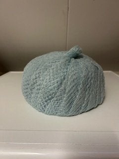 Hoed met gevouwen plooien, 56 of 57 cm (M, 7 of 7⅛ inch), Hoed, Ophalen of Verzenden, Gedragen