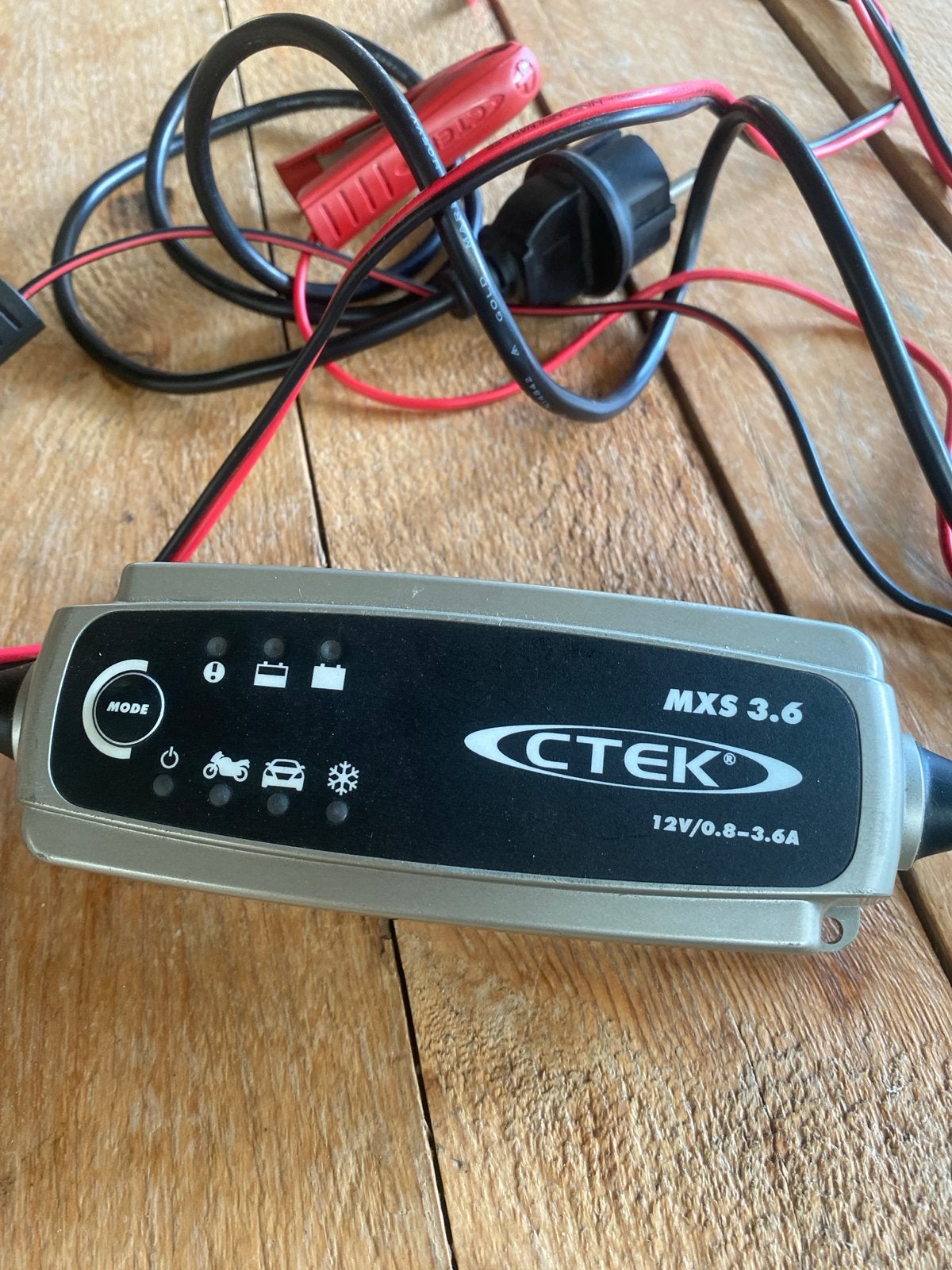 CTEK MXS 3.6 Druppellader voor 12V Loodzuur Accu's, Gebruikt, Universele onderdelen
