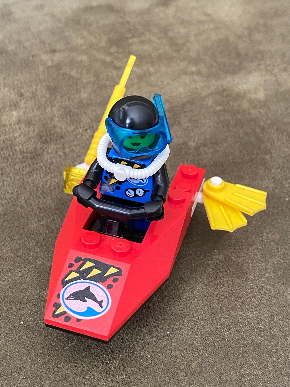 Lego System 2536 Duiker met onderwaterscooter, Kinderen en Baby's, Overige thema's, Lego, Ophalen of Verzenden, Zo goed als nieuw