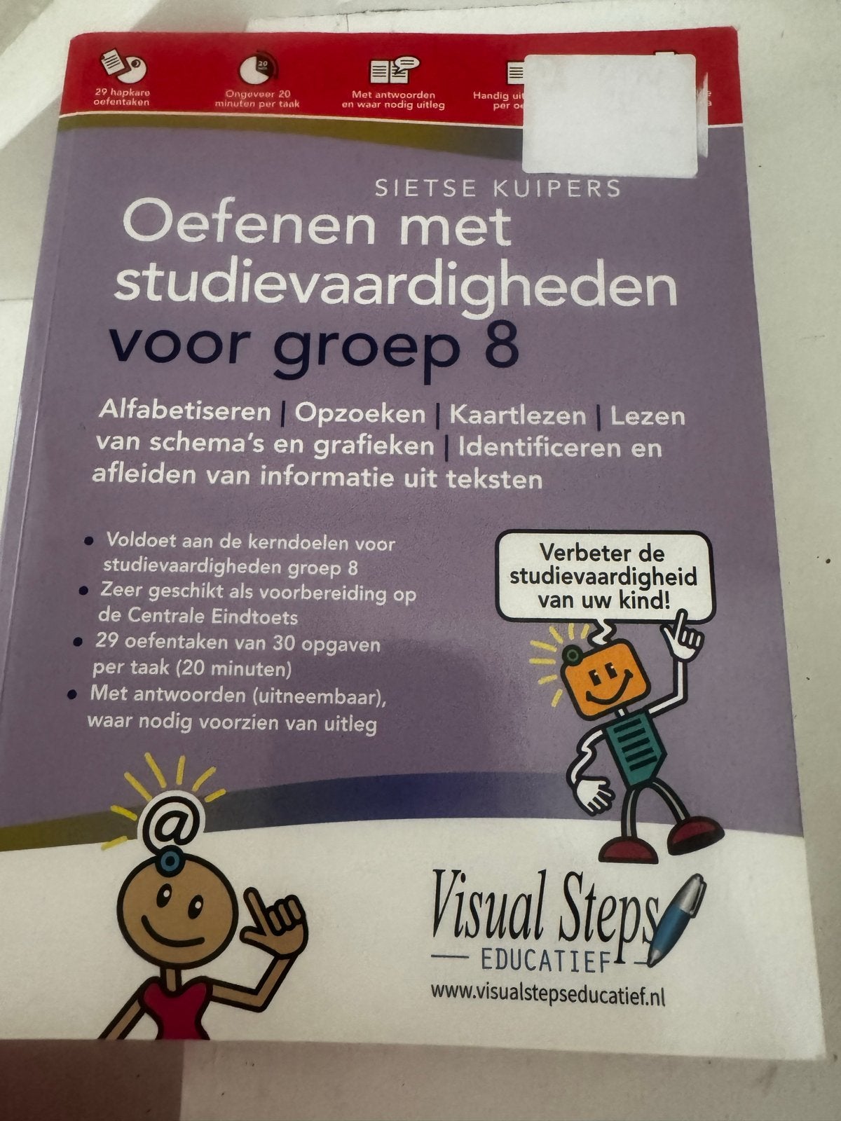 Oefenen met studievaardigheden voor groep 8, Boeken, Ophalen of Verzenden, Zo goed als nieuw, LBO