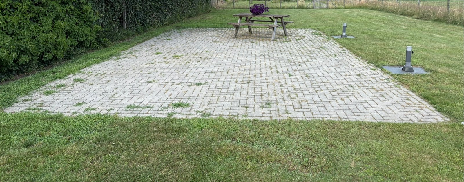 Betonklinkers om een terras van te maken, Tuin en Terras, Gras en Kunstgras, Ophalen, Gebruikt, 20 m² of meer