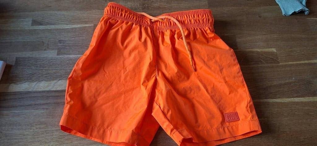 Oranje zwembroek maat 110/116, Ophalen, Gebruikt, Jongen, Sport- of Zwemkleding
