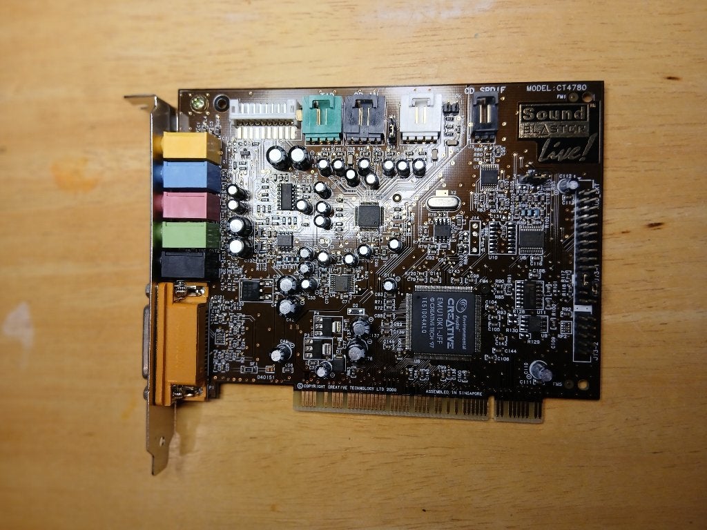 Sound Blaster Live PCI, Computers en Software, Ophalen of Verzenden, Zo goed als nieuw