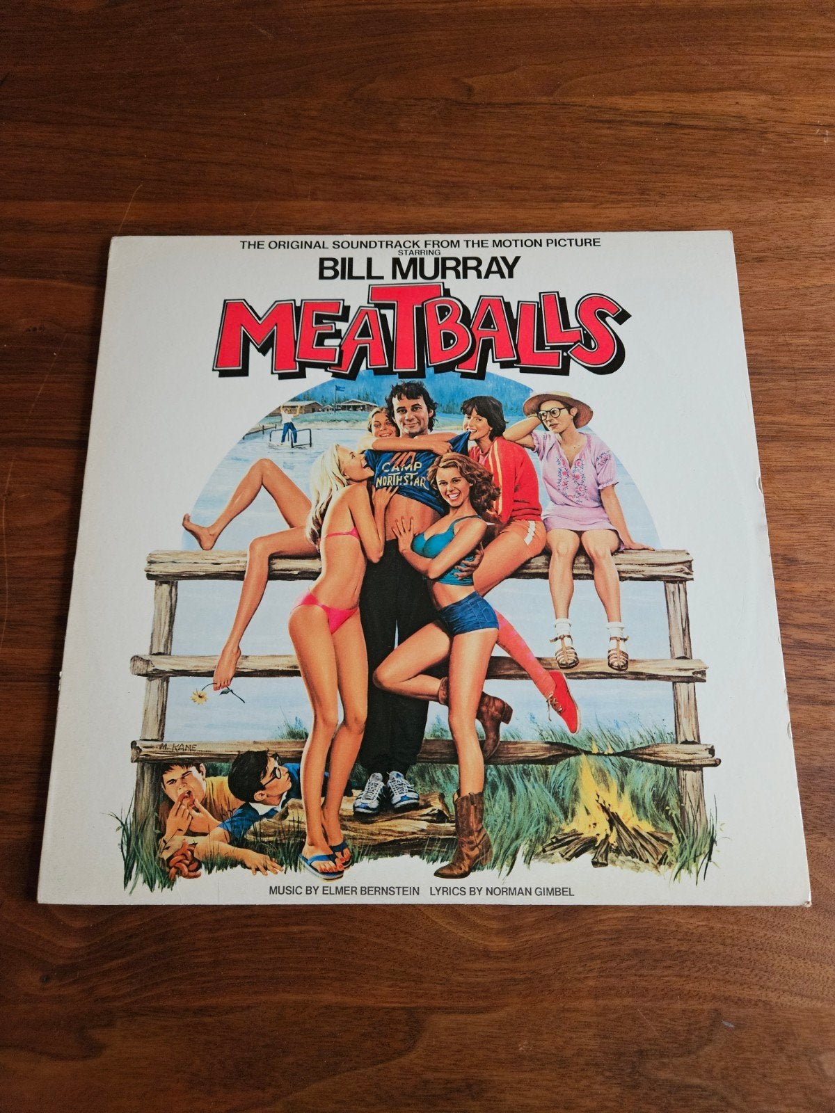 Meatballs Soundtrack LP - Bill Murray - Elmer Bernstein, Soundtrack, Ophalen of Verzenden, Gebruikt, Soundtrack