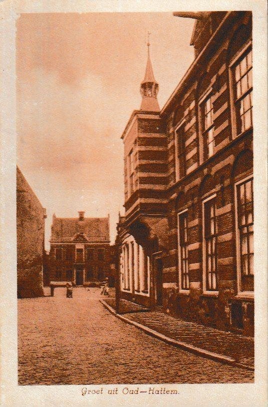 GROET uit OUD=HATTEM - 1916, Verzamelen, Ophalen of Verzenden, Voor 1920, Gelopen, Gelderland