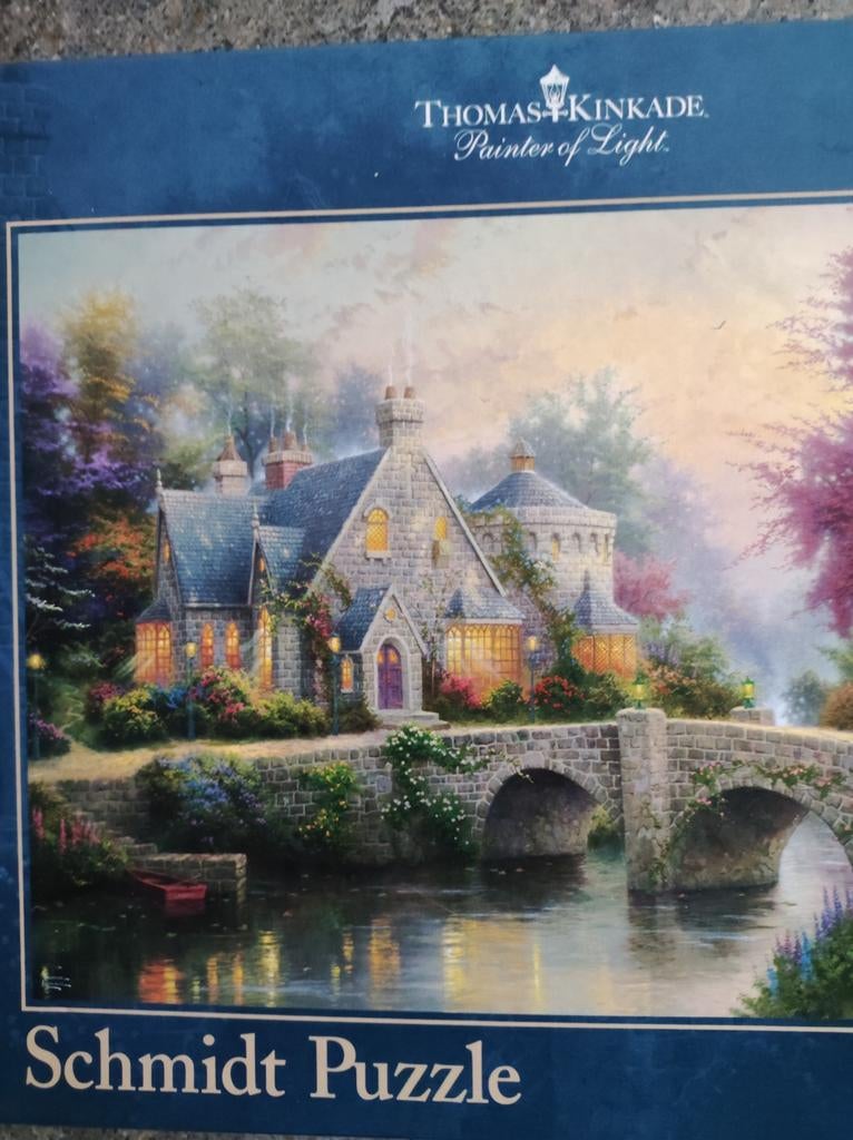 Legpuzzel 3000 stukjes Thomas kinkade, Ophalen, Meer dan 1500 stukjes, Zo goed als nieuw, Legpuzzel