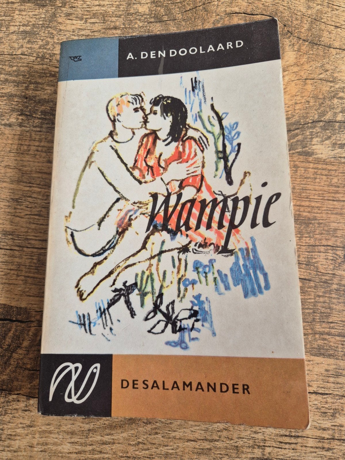 "Wampie" van A. den Doolaard, 1958, Salamander nr. 1 !, Gelezen, Ophalen of Verzenden, Nederland, A. den Doolaard