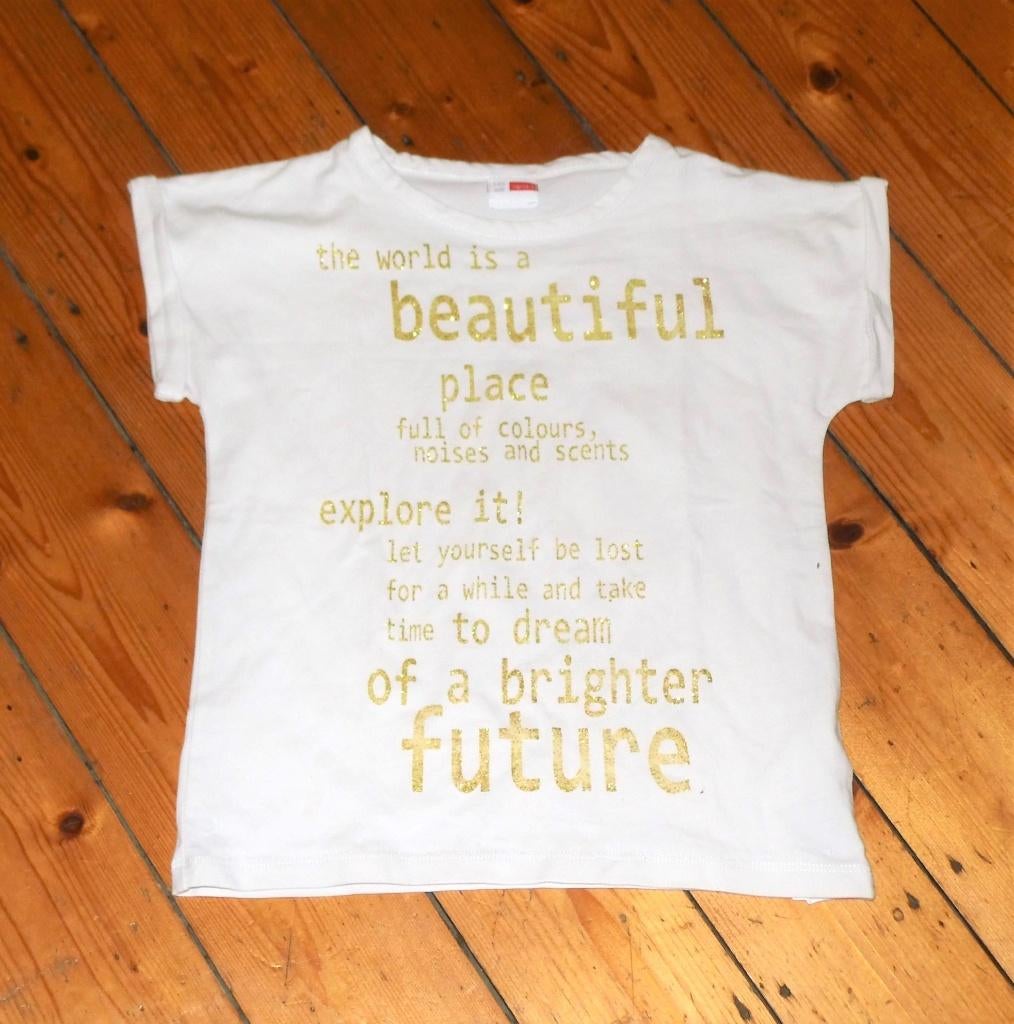 mooi Name It shirt maat 128, Kinderen en Baby's, Kinderkleding | Maat 128, Meisje, Ophalen of Verzenden, Zo goed als nieuw, Shirt of Longsleeve