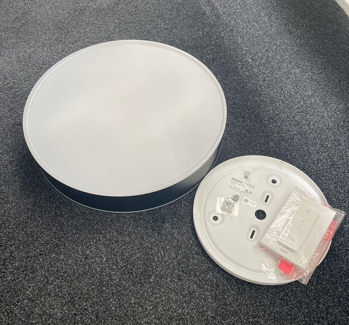 Philips Hue Enrave Plafondlamp 38cm - Zo goed als nieuw, Ophalen of Verzenden, Zo goed als nieuw