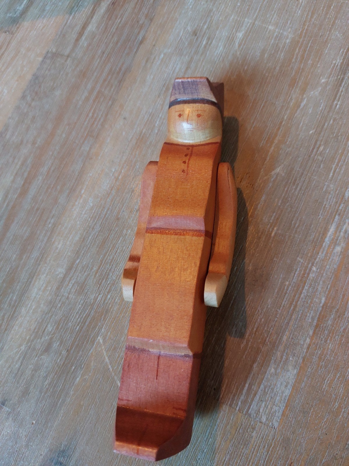 kinderkram houten figuur boer, Ophalen of Verzenden, Zo goed als nieuw