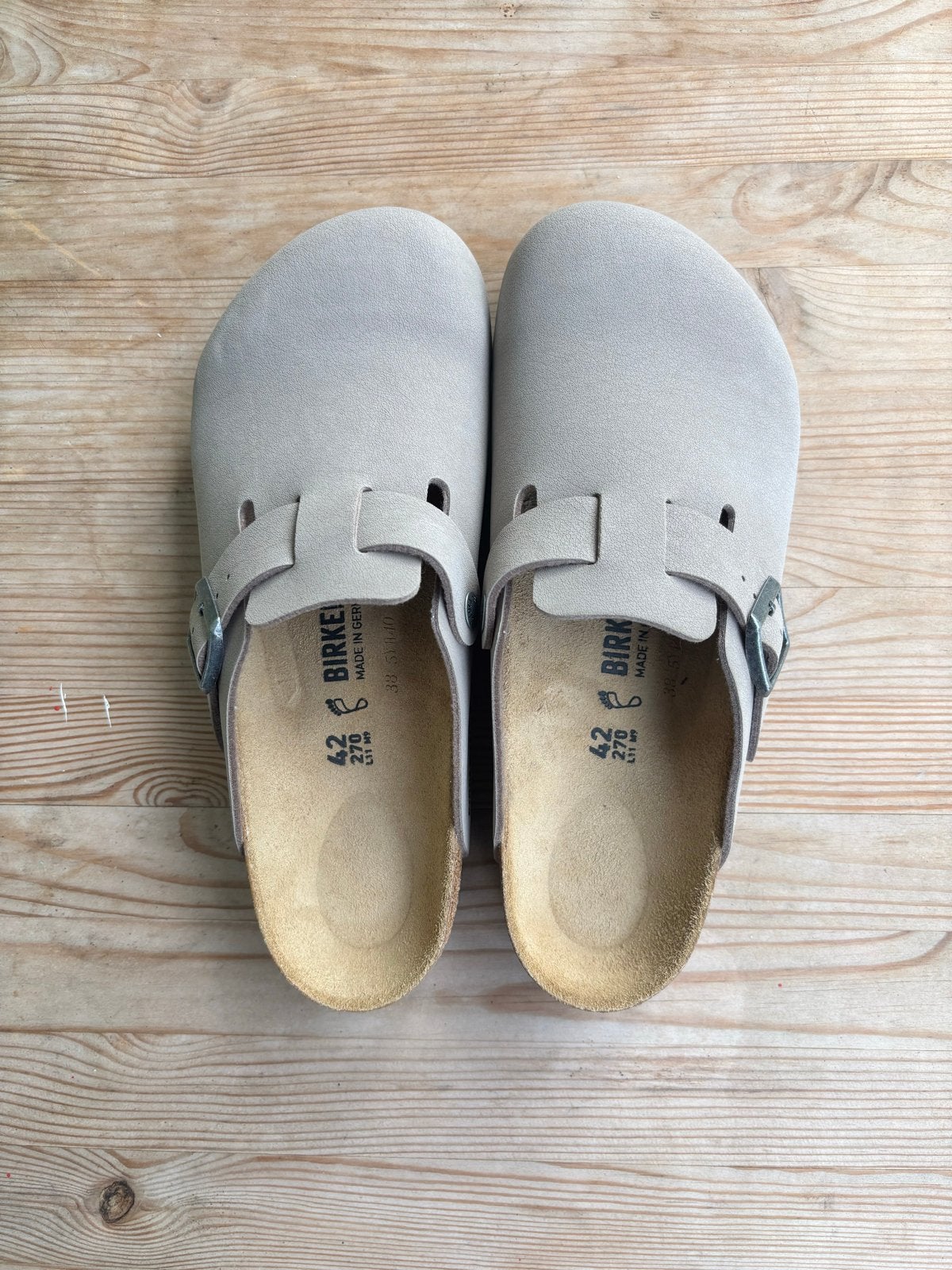 Birkenstock Boston - Maat 42, Ophalen of Verzenden, Zo goed als nieuw, Overige kleuren