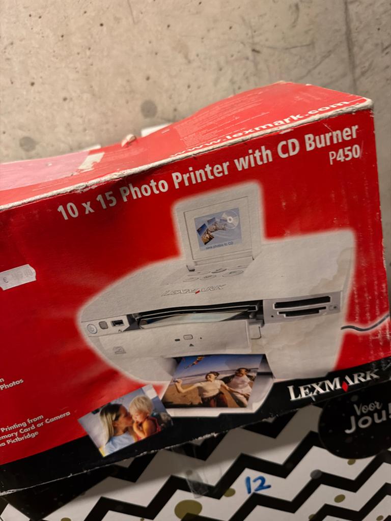 Lexmark P450 10x15 Fotoprinter met CD Brander, Fotoprinter, PictBridge, Inkjetprinter, Ophalen of Verzenden