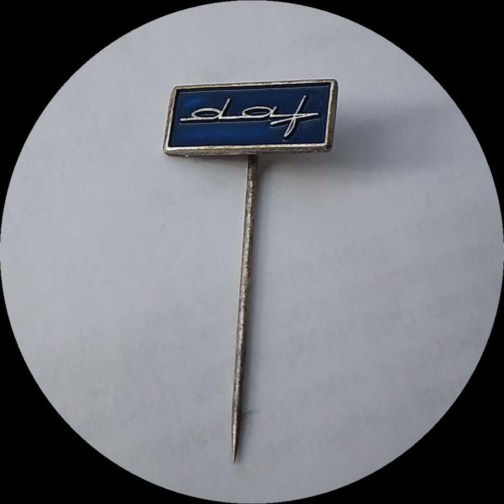 DAF Variomatic speldje, blauw, Verzamelen, Ophalen of Verzenden, Zo goed als nieuw, Speldje of Pin