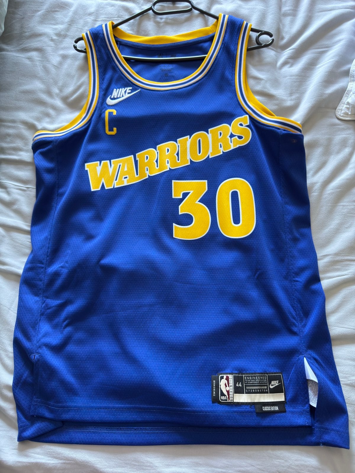 Originele nba jersey Curry maat M, Overige typen, Ophalen of Verzenden, Zo goed als nieuw, Maat 48/50 (M)