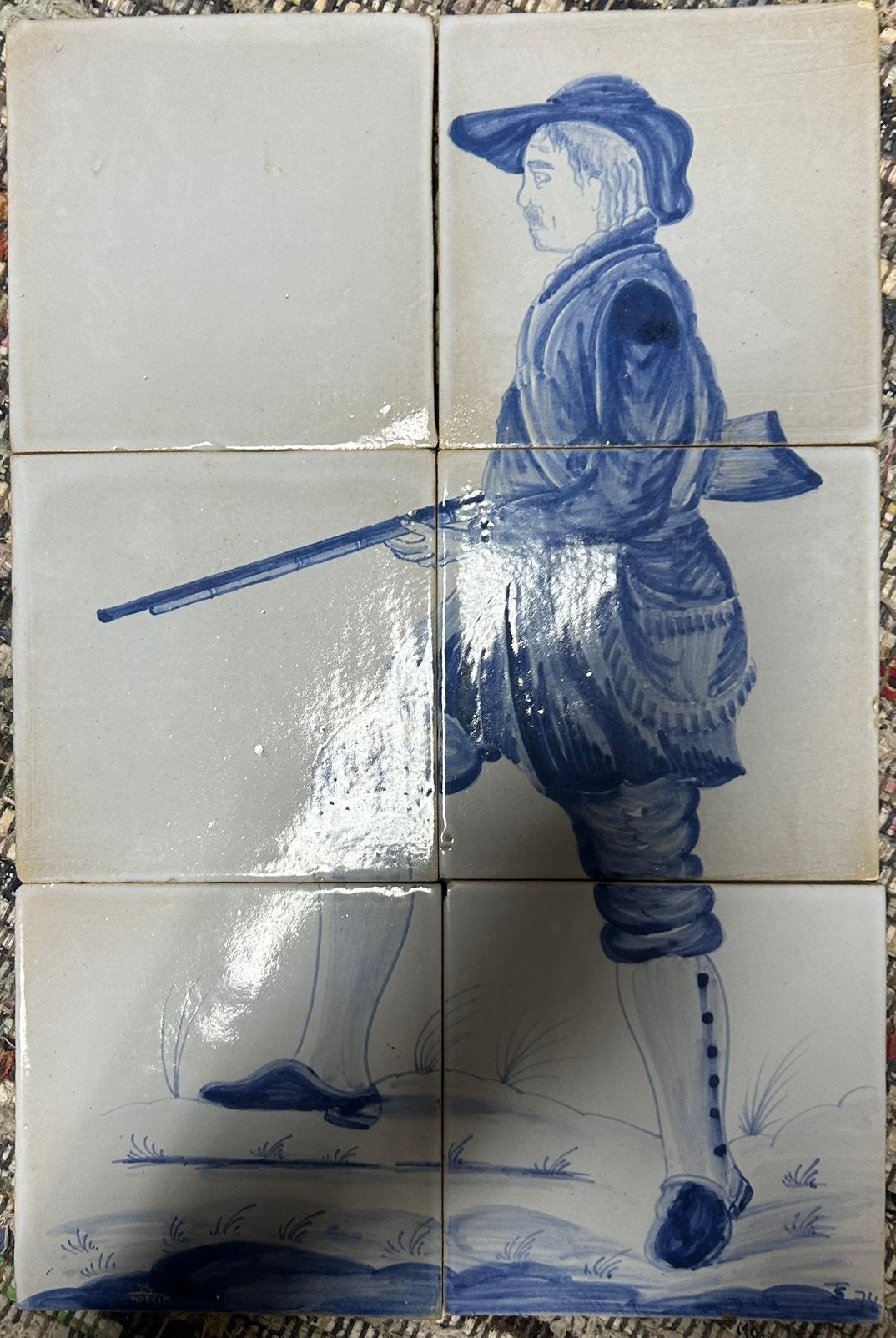 Prachtige authentieke afbeeldingen / taferelen op tegeltjes, Antiek en Kunst, Ophalen of Verzenden