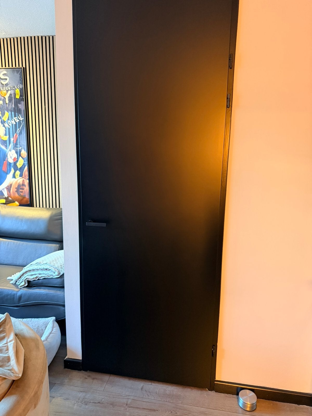 2 opdek deuren zwart (massief), Ophalen, 80 tot 100 cm, 215 cm of meer, Binnendeur