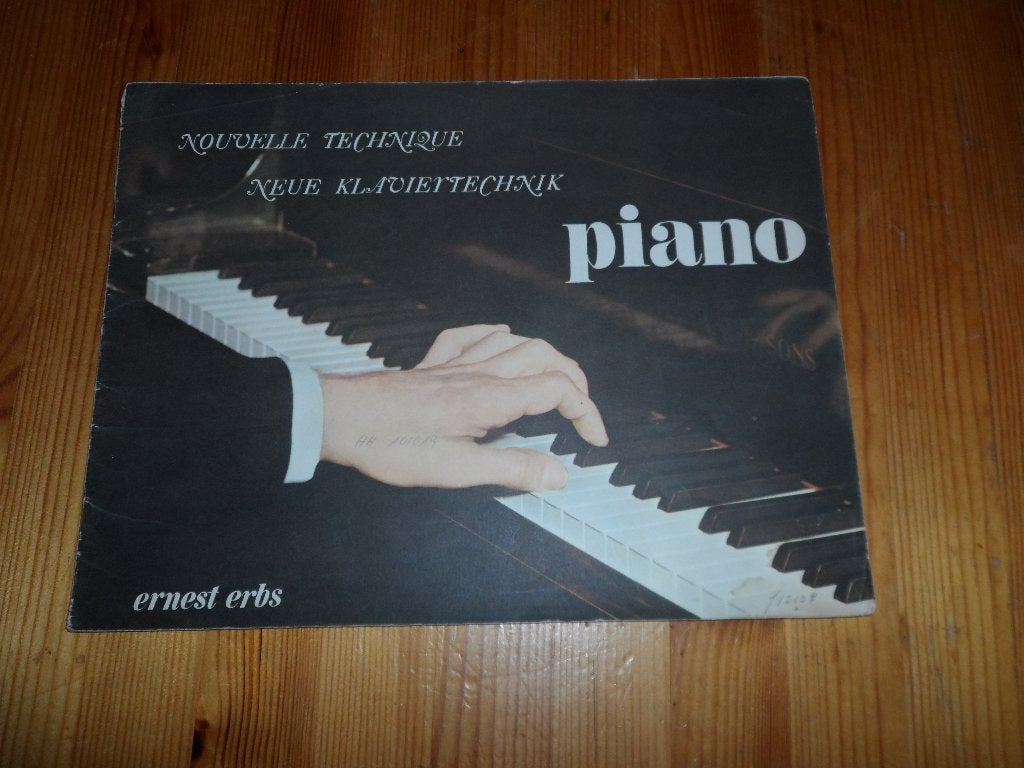 Ernest erbs - nouvelle technique piano, Klassiek, Ophalen of Verzenden, Zo goed als nieuw, Artiest of Componist