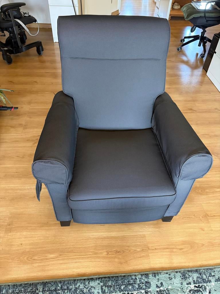 IKEA Muren Relaxfauteuil - Comfortabel en Verstelbaar, Ophalen, Gebruikt, Stof, 75 tot 100 cm