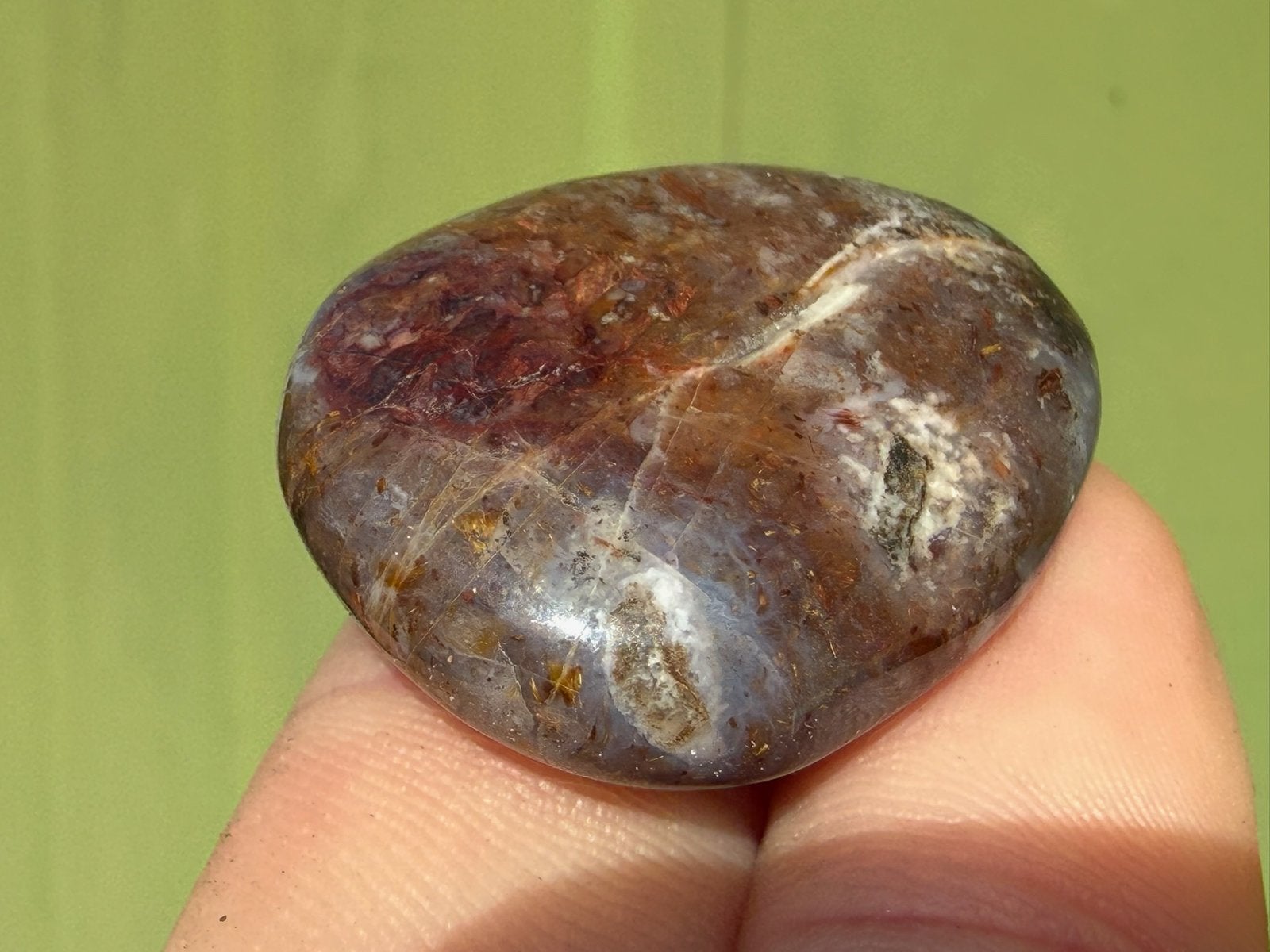 Pietersiet legger palmsteen mineralen, Ophalen of Verzenden, Mineraal