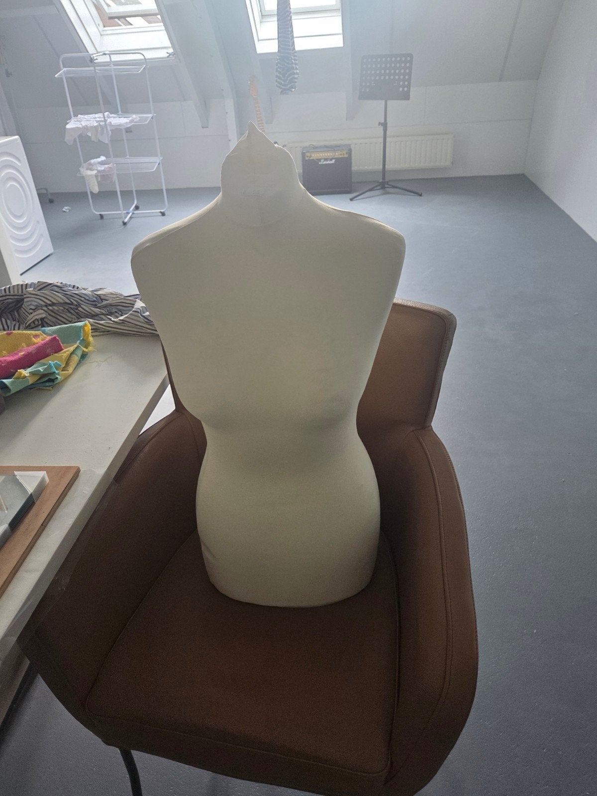 Buste paspop voor mozaïek of decoratie, Ophalen, Gebruikt, Overige typen, Textiel