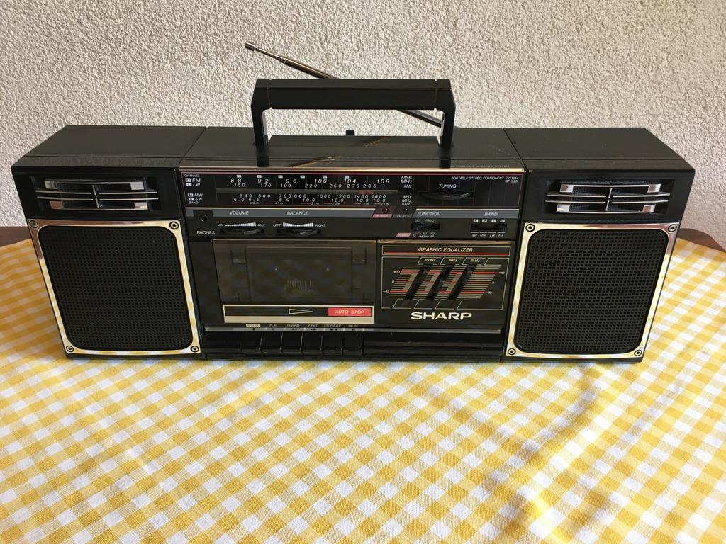 Mooie sharp stereo radio recorder pr incl vzk, Ophalen of Verzenden, Radio