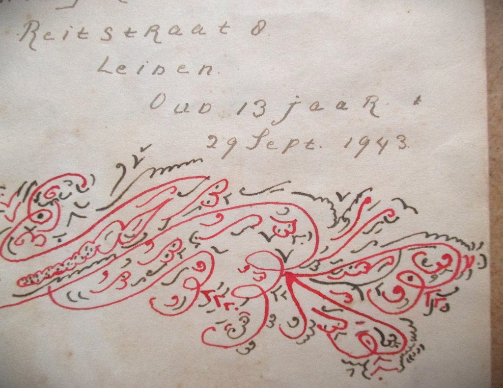 WO II Poeziealbum 1943~WO 2 en later~Poësie Album~Poezie, Gelezen, Diverse auteurs, Ophalen of Verzenden, Eén auteur