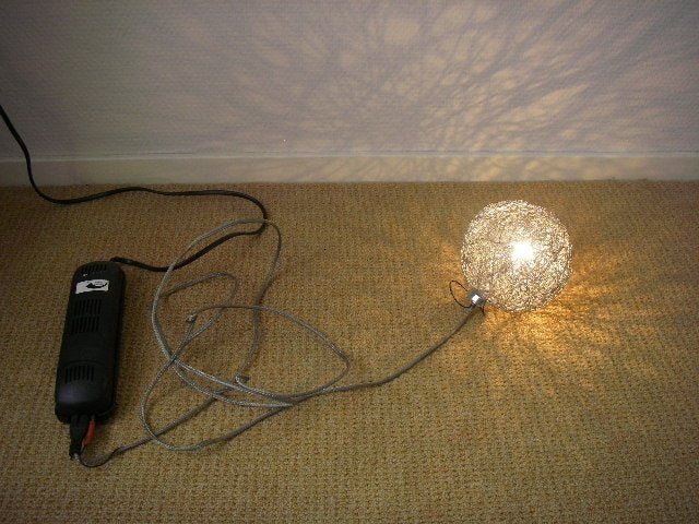 tafel lamp sweet light, Ophalen, Zo goed als nieuw, Metaal