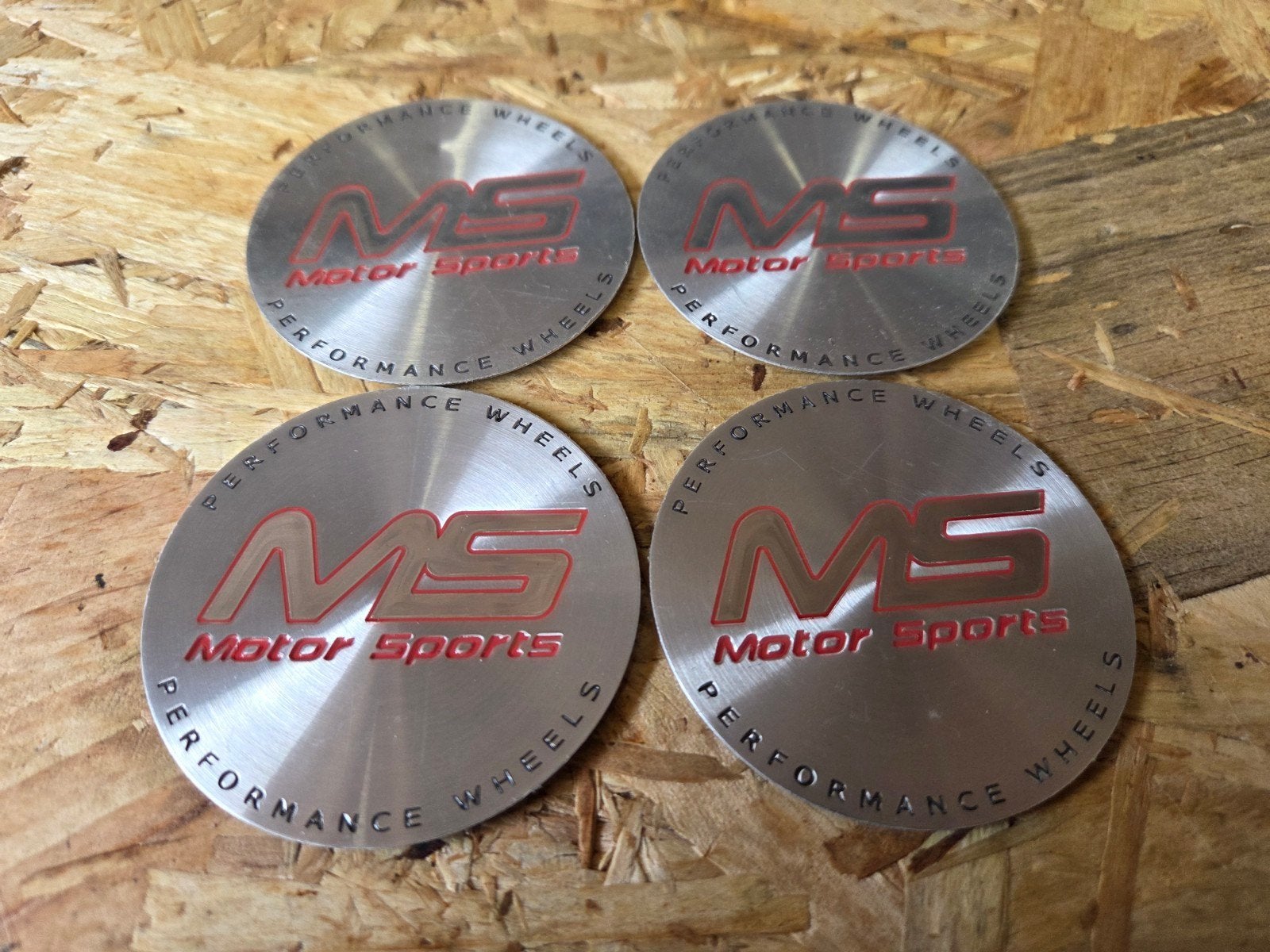 MS Performance Wheels naafstickers, Auto diversen, Ophalen of Verzenden