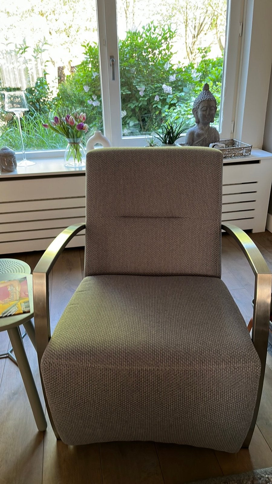 Gaaf stoeltje- fauteuil, Ophalen of Verzenden, Zo goed als nieuw, 50 tot 75 cm