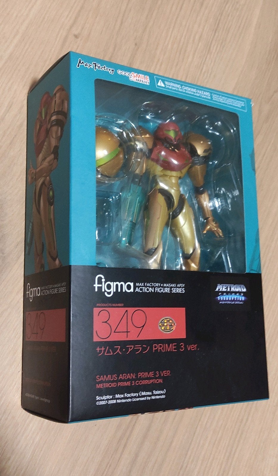 Figma 349 Samus Aran (Metroid Prime 3) – Figuur als nieuw!, Ophalen of Verzenden, Zo goed als nieuw