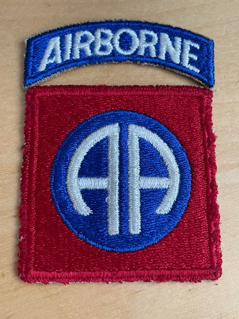 WW2 US emblemen, 82nd All American Airborne, Ophalen of Verzenden, Landmacht, Amerika, Embleem of Badge
