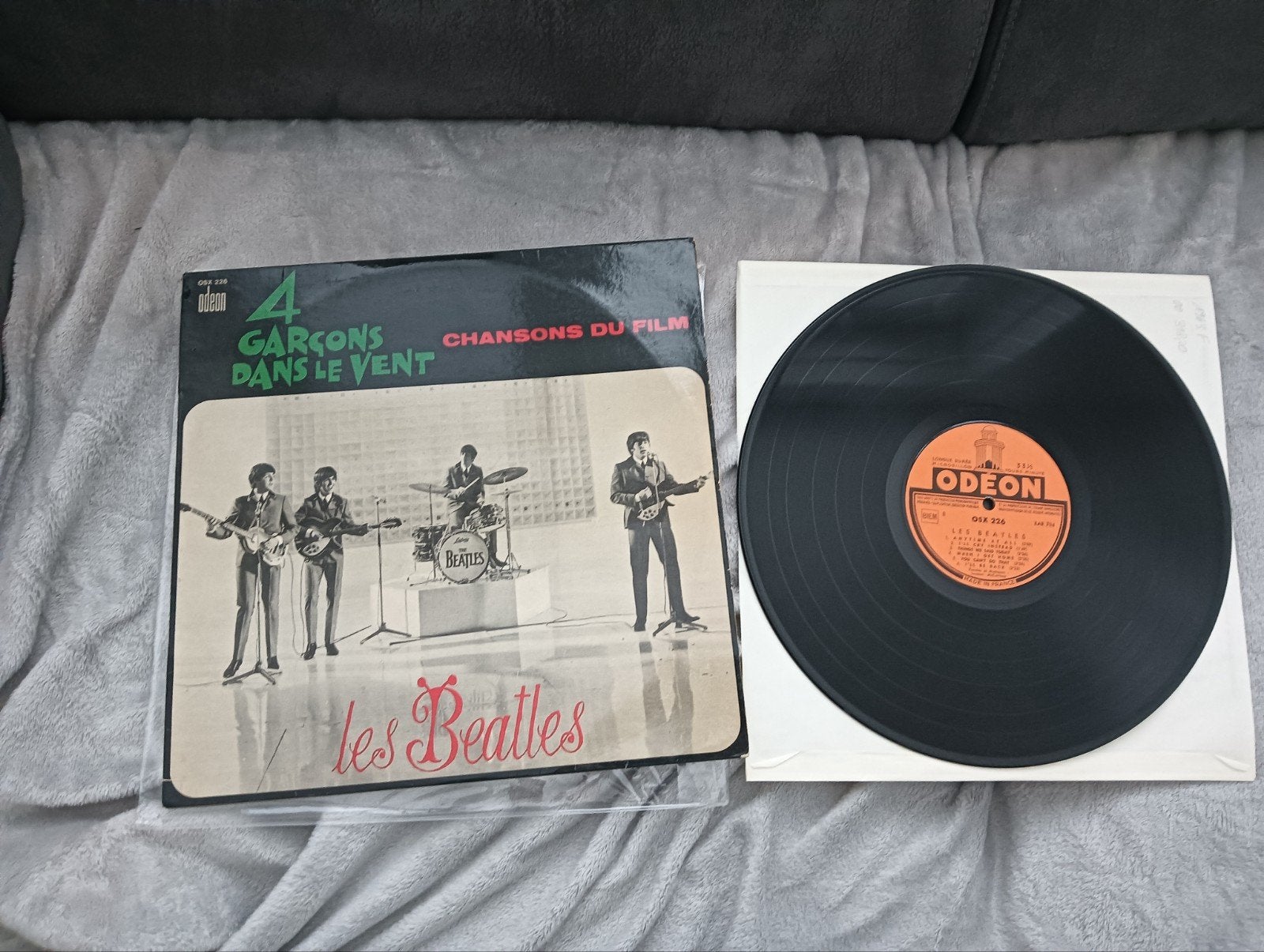 The Beatles - 4 Garçons Dans Le Vent (Franse persing), LP, Gebruikt, Pop, Import