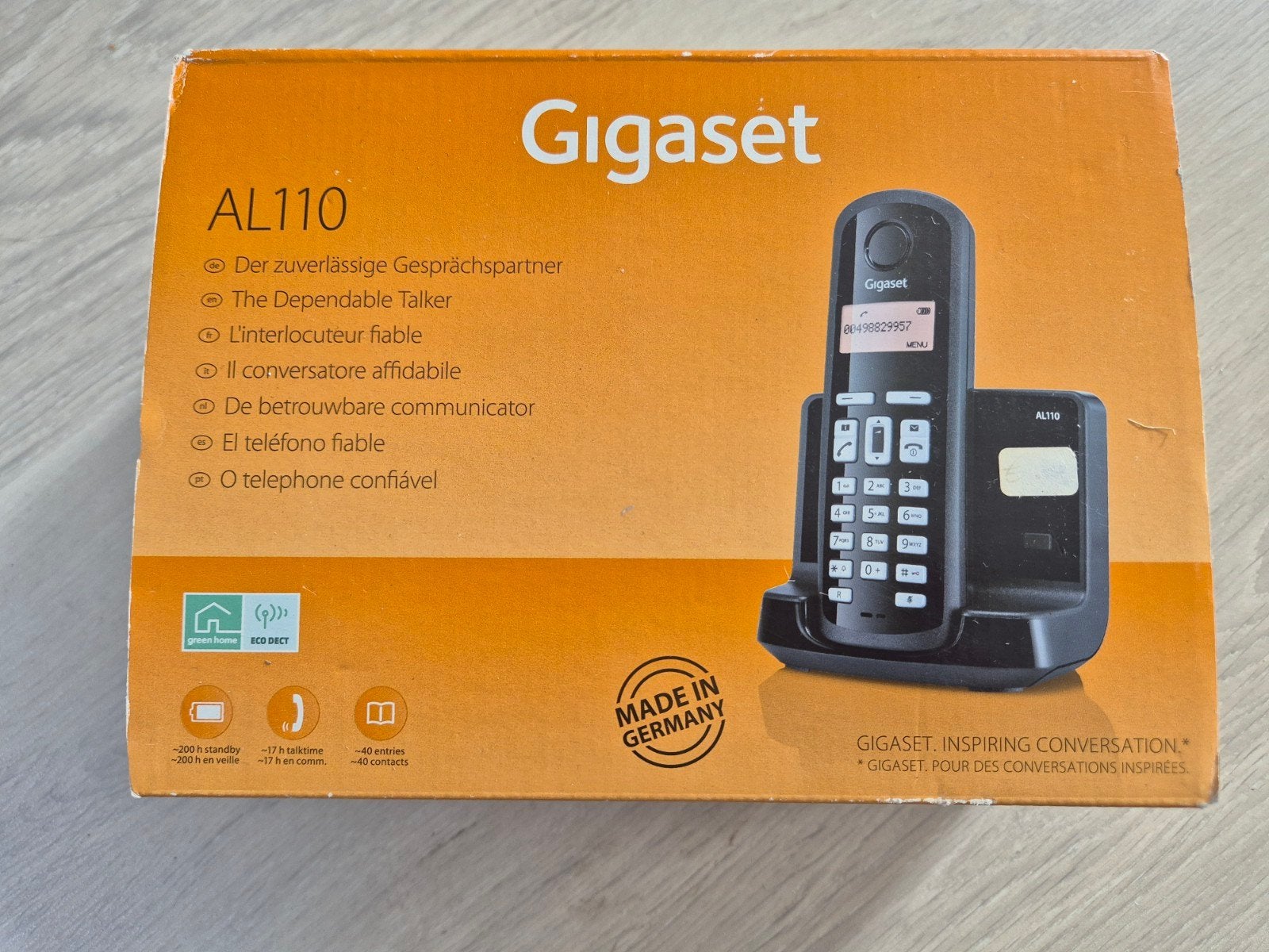 Gigaset AL110 DECT telefoon - nieuw!, Ophalen of Verzenden, Nieuw, 1 handset, Stralingsarm