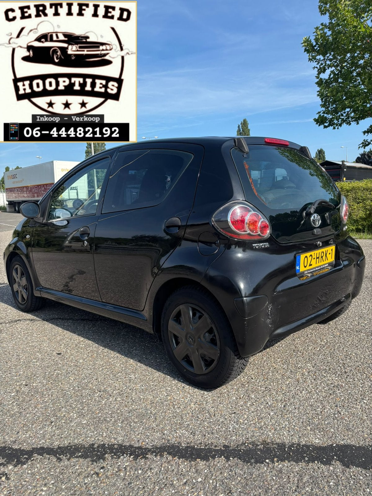 Toyota Aygo 1.0 12V Vvt-i 5DRS 2009 Zwart AIRCO APK 17/7/27!, Auto's, Voorwielaandrijving, 4 stoelen, Origineel Nederlands, Handgeschakeld