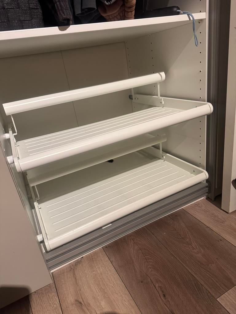 Ikea komplement uitschuifbare schoenenrek pax kast 2x 75x58, Ophalen, Zonder vriesvak, 200 liter of meer, 160 cm of meer