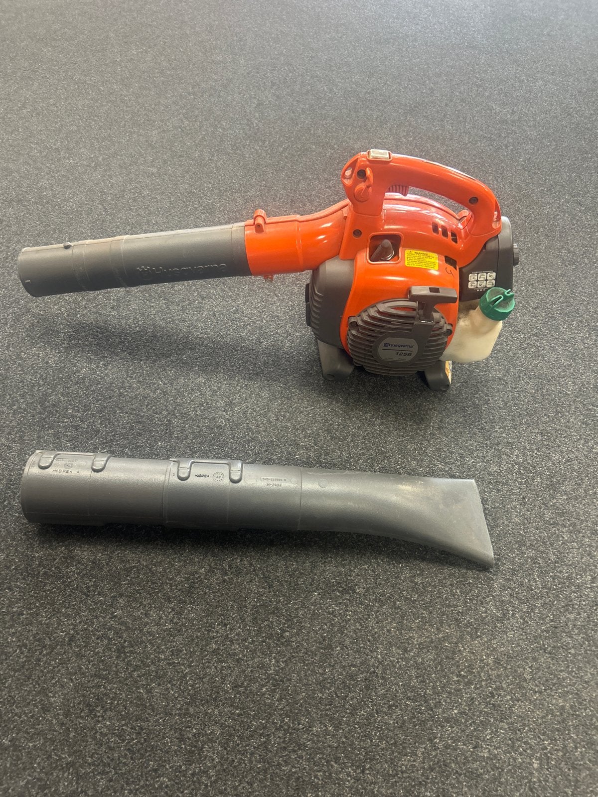 Husqvarna 125B bladblazer - Benzine, Handgedragen, Ophalen of Verzenden, Gebruikt
