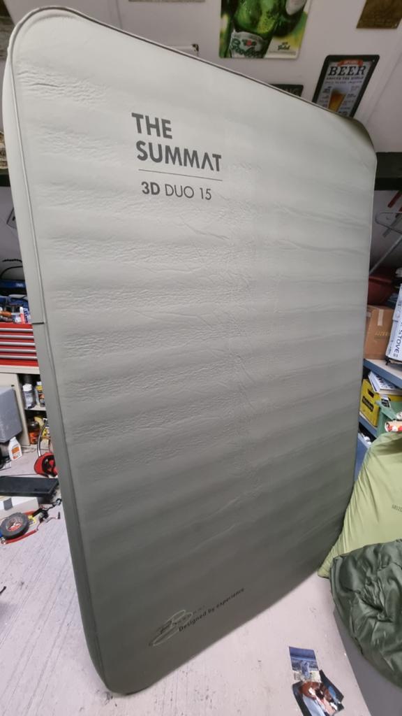 Bardani 3D Duo 15cm Zelfopblaasbaar Matras, Ophalen, Gebruikt, 2-persoons