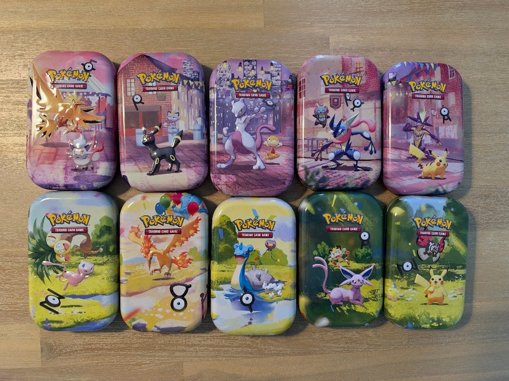 Pokemon 30th Celebration Mini Tins – Complete Set (10 stuks), Ophalen of Verzenden, Nieuw, Overige typen
