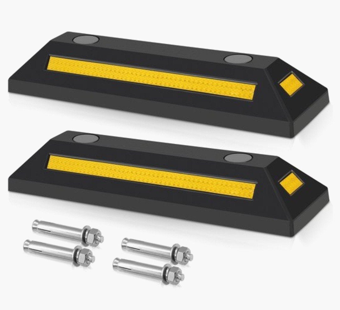 Nieuwe Wielstoppers Parkeerblokken - Set van 2, Ophalen, ......, Nieuw, ......