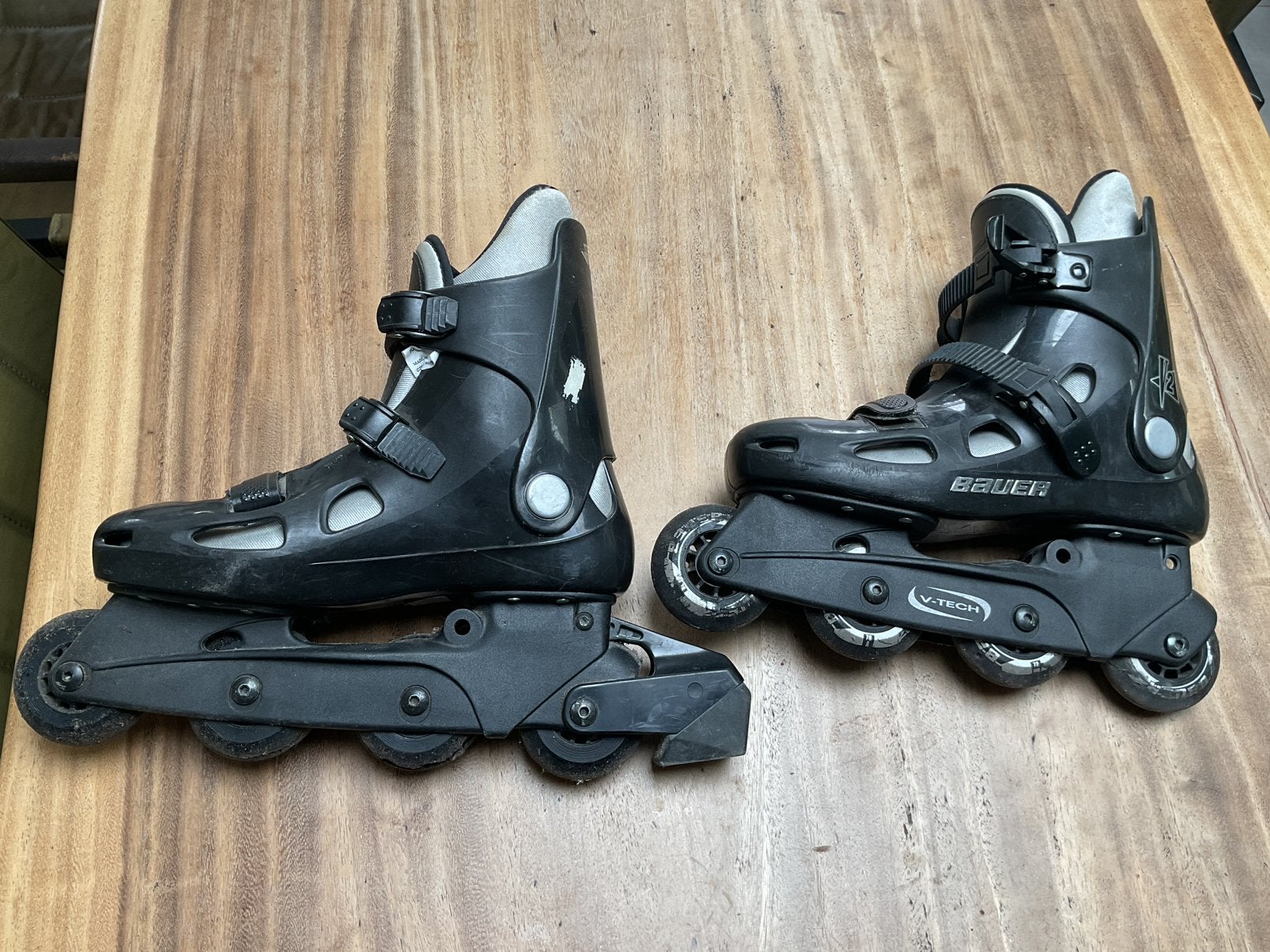 Bauer skeelers maat 40/41, hebben nieuwe wielen nodig!, Sport en Fitness, Skeelers, Ophalen of Verzenden, Zo goed als nieuw, Bauer