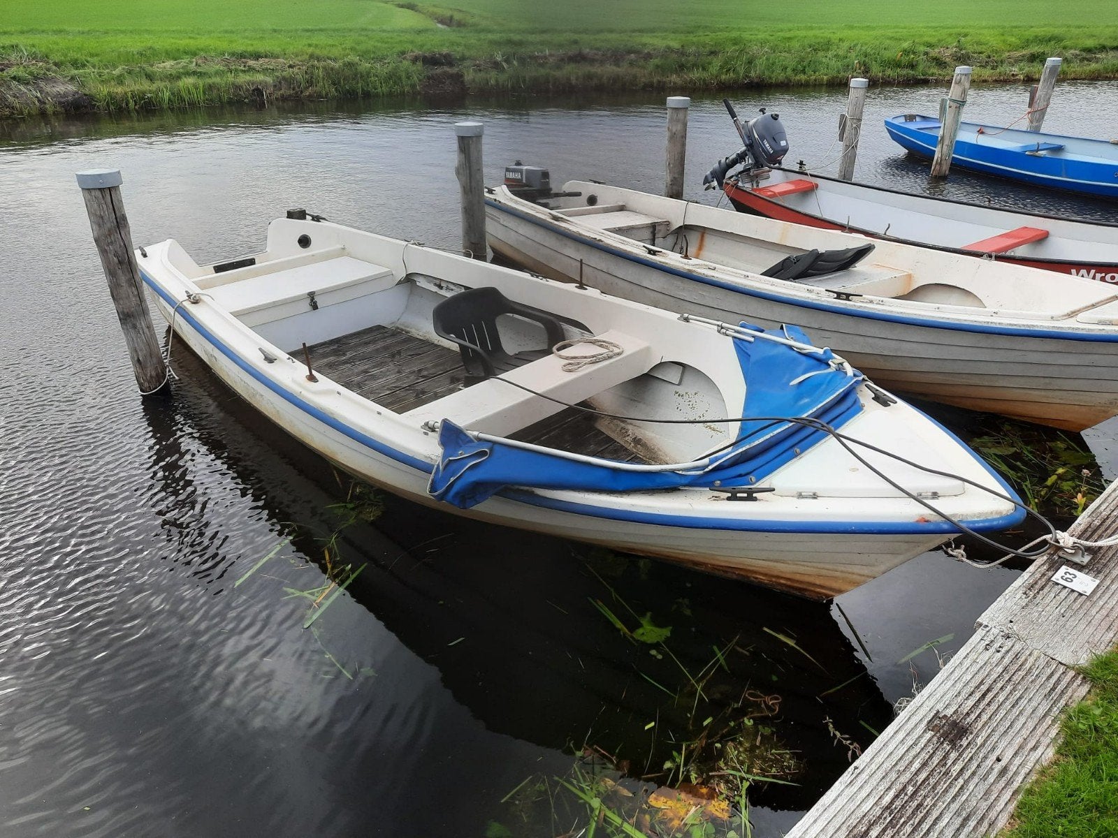 Visboot met motor, Watersport en Boten, Visboot, Ophalen