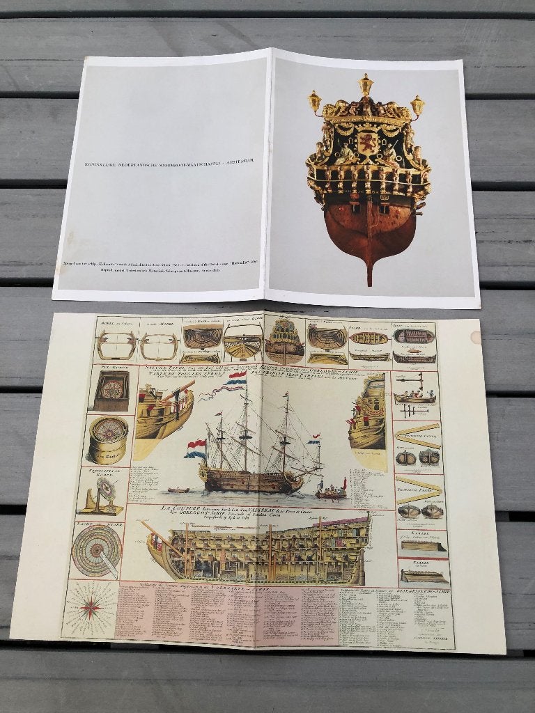 Menu's MS Willemstad, KNSM, Verzamelen, Ophalen, Gebruikt, Zeilboot, Kaart, Foto of Prent